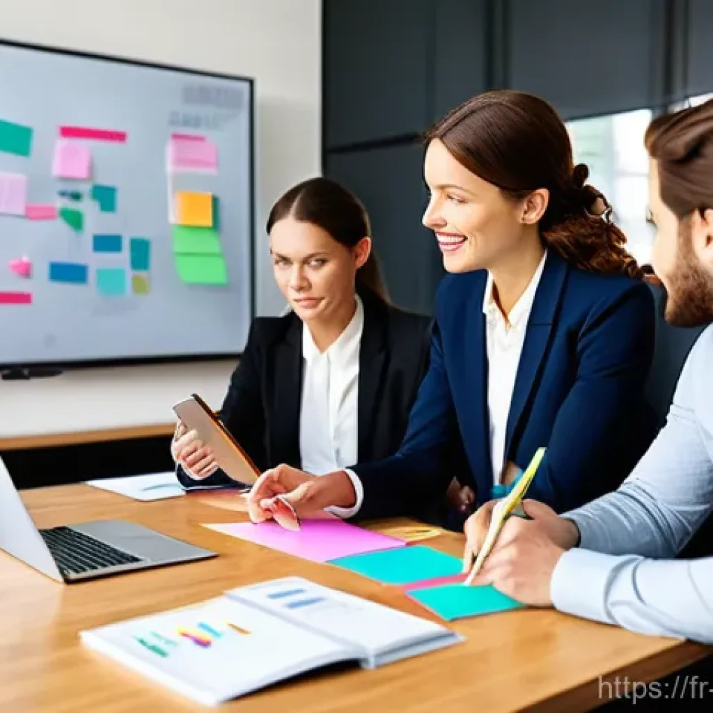 경영컨설턴트로서의 성장 전략 - **Prompt 1: Collaborative Solutions Architect**
    "A diverse team of professionals, including a fe...